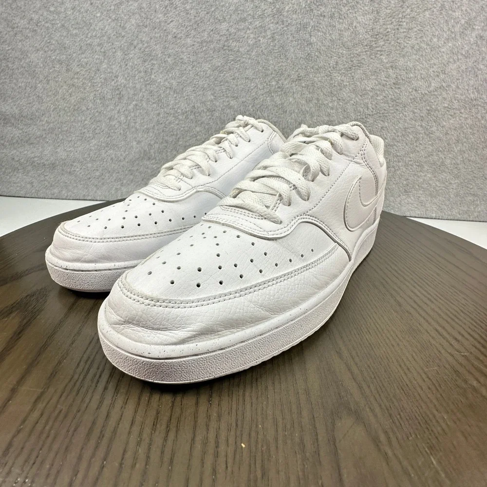 Nike Court Vision Low Next Nature Shoes Mens 12 White DH2987-100